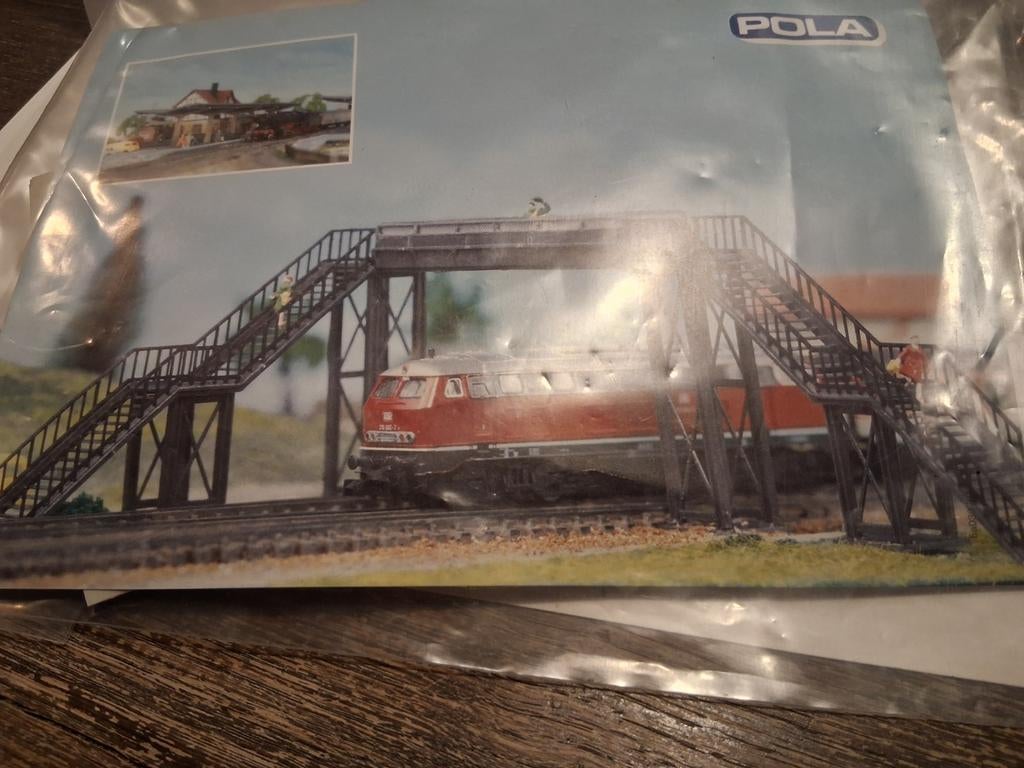 Nieuw bouwpakket voetgangersbrug n spoor, Overige merken, Gelijkstroom of Wisselstroom, Brug, Tunnel of Gebouw, Nieuw