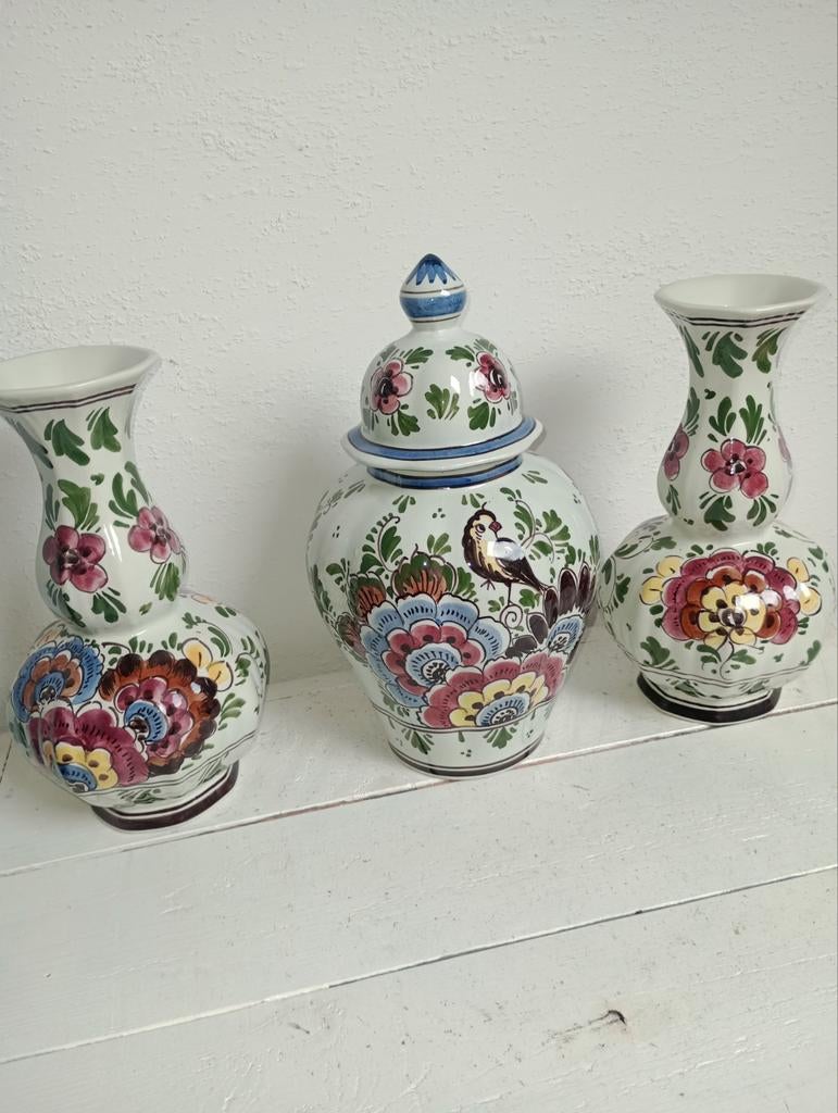 Delfts blauw kaststel, Antiek en Kunst, Ophalen of Verzenden