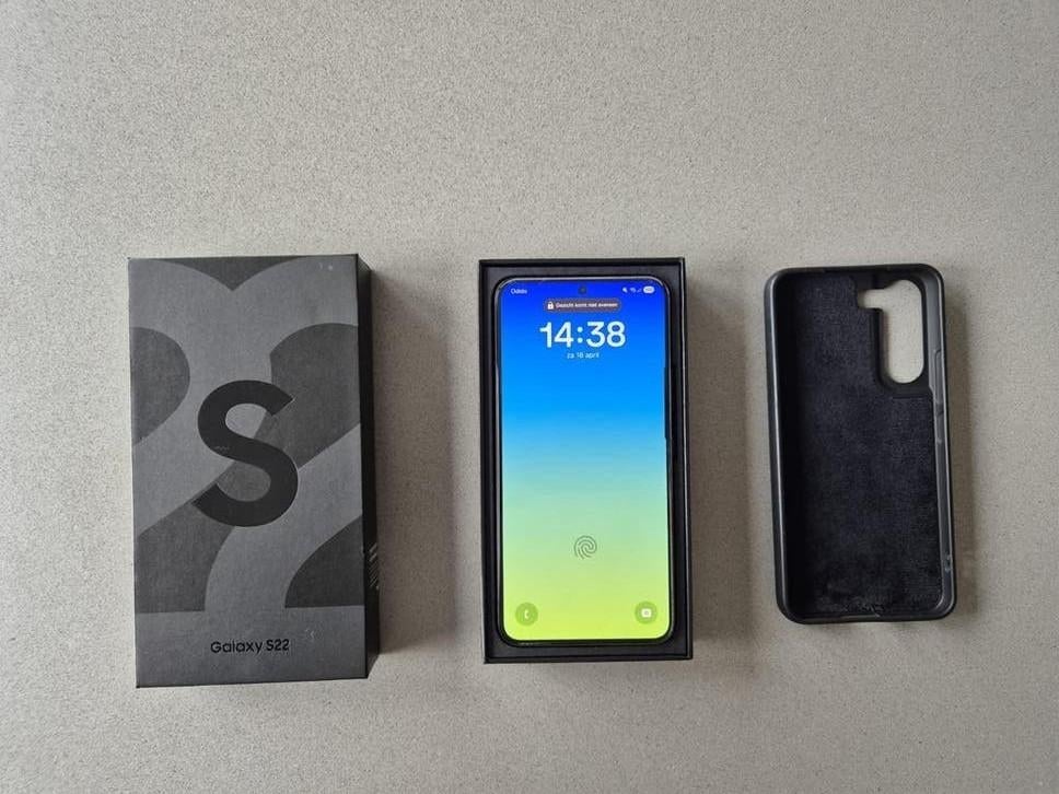 Samsung Galaxy S22 dual sim 128GB zwart, Zwart, Touchscreen, Ophalen of Verzenden, Zo goed als nieuw
