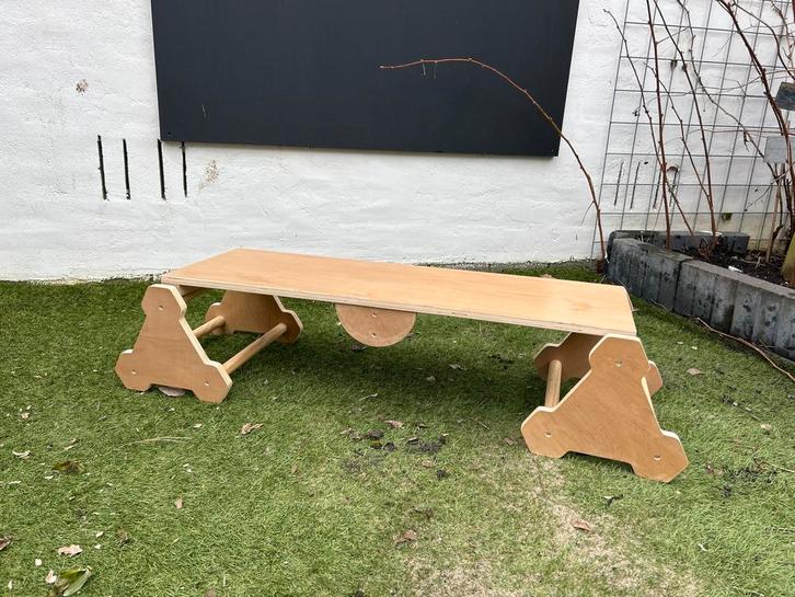 Houten speeltoestellen voor Kinderen, Kinderen en Baby's, Speelgoed | Buiten | Speeltoestellen, Zo goed als nieuw, Glijbaan, Klimwand