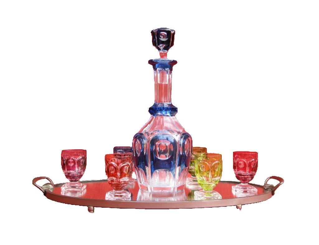 Val Saint Lambert - likeurservies  - Kristal, Ophalen