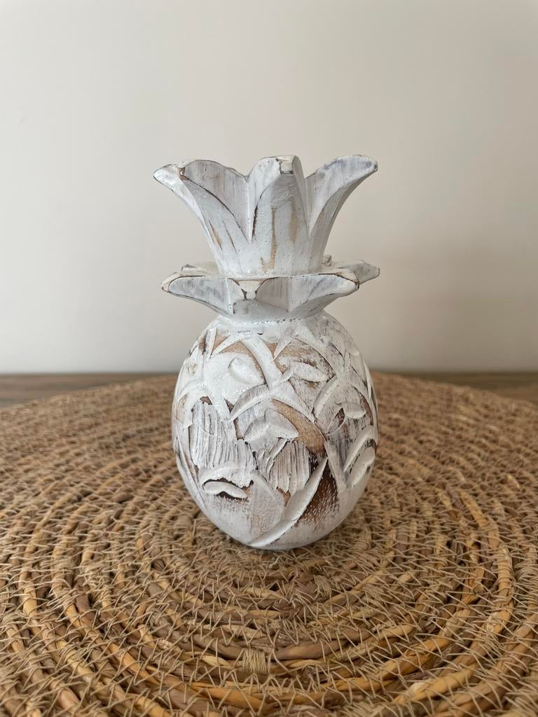 Nieuw houten mini ananas wit, Ophalen of Verzenden, Nieuw