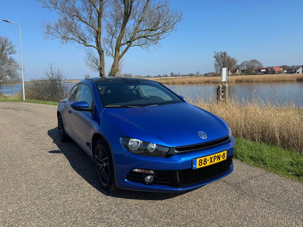 Volkswagen Scirocco 2013 - Blauw - Airco, Dak, DAB, Bluetoot, Auto's, Voorwielaandrijving, 4 cilinders, 1219 kg, 122 pk