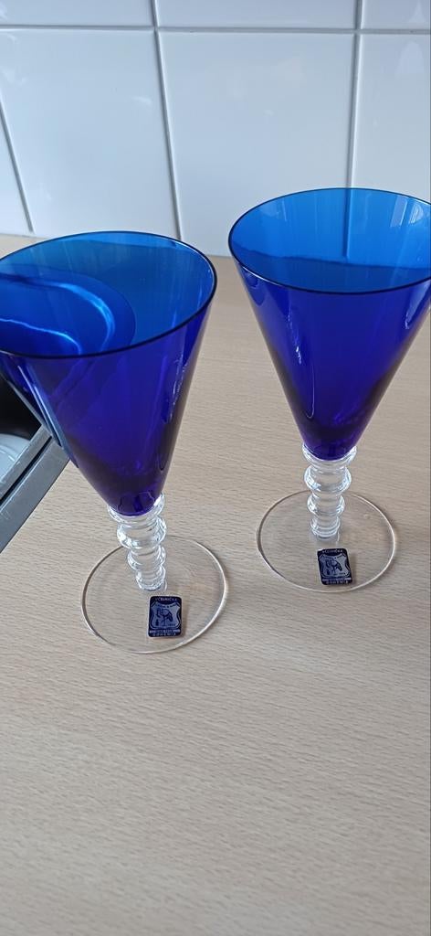 Boheems glas 6 stuks, Ophalen, Zo goed als nieuw, Overige typen