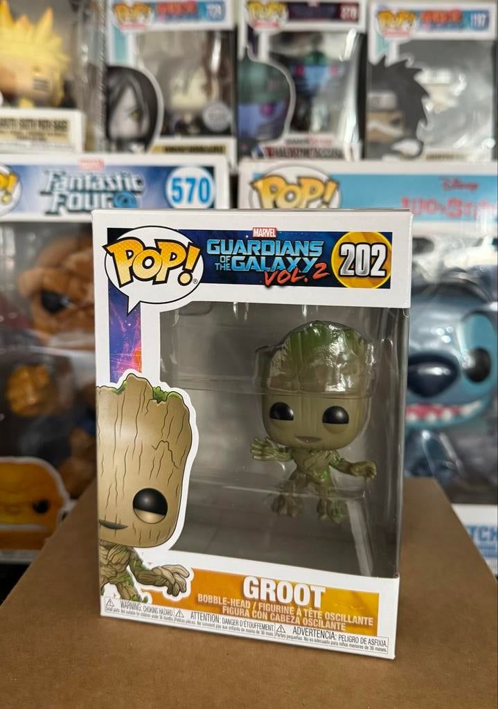Funko Pop! Guardians of the Galaxy Vol. 2 - Groot #202, Ophalen of Verzenden, Zo goed als nieuw