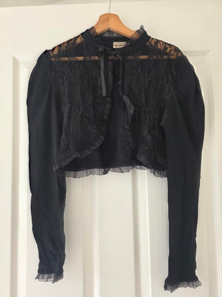 Zwart kanten bolero vestje, Kleding | Dames, Zwart, Maat 42/44 (L), Nieuw, BANNED