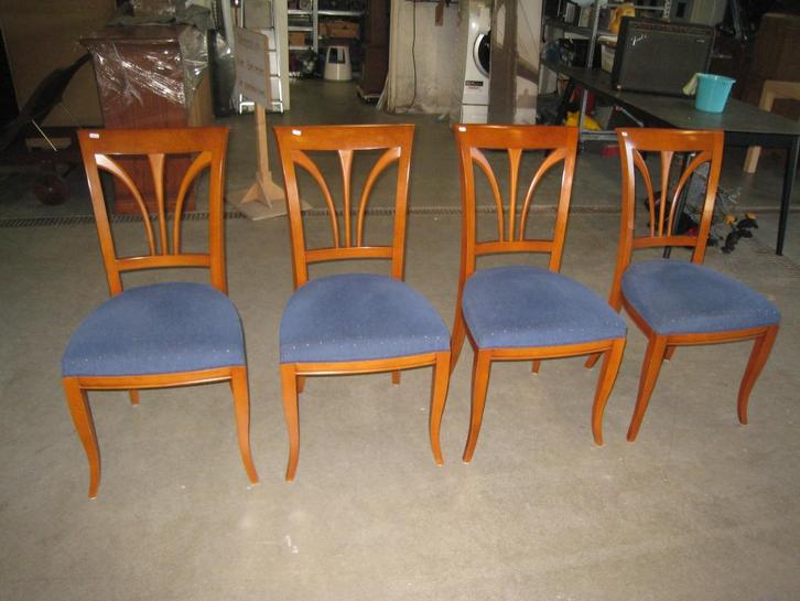 4 nette Italiaanse Selva eetstoelen, Huis en Inrichting, Stoelen, Gebruikt