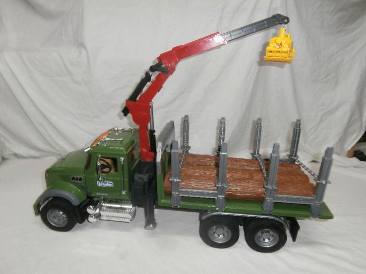 Bruder houttranssport en assesoires, Kinderen en Baby's, Speelgoed | Speelgoedvoertuigen, Zo goed als nieuw, Ophalen