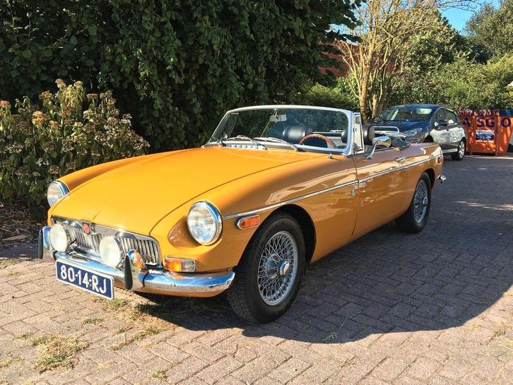 MG B Oldtimer, Auto's, MG, Particulier, B, Lederen bekleding, Open dak, Benzine, Cabriolet, Handgeschakeld, Origineel Nederlands