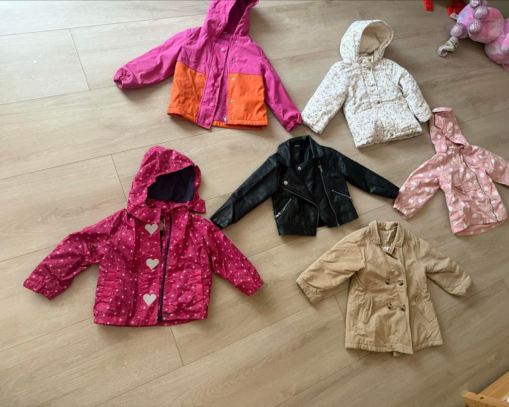 Jassen pakket maat 98, Ophalen, Gebruikt, Meisje, Setje