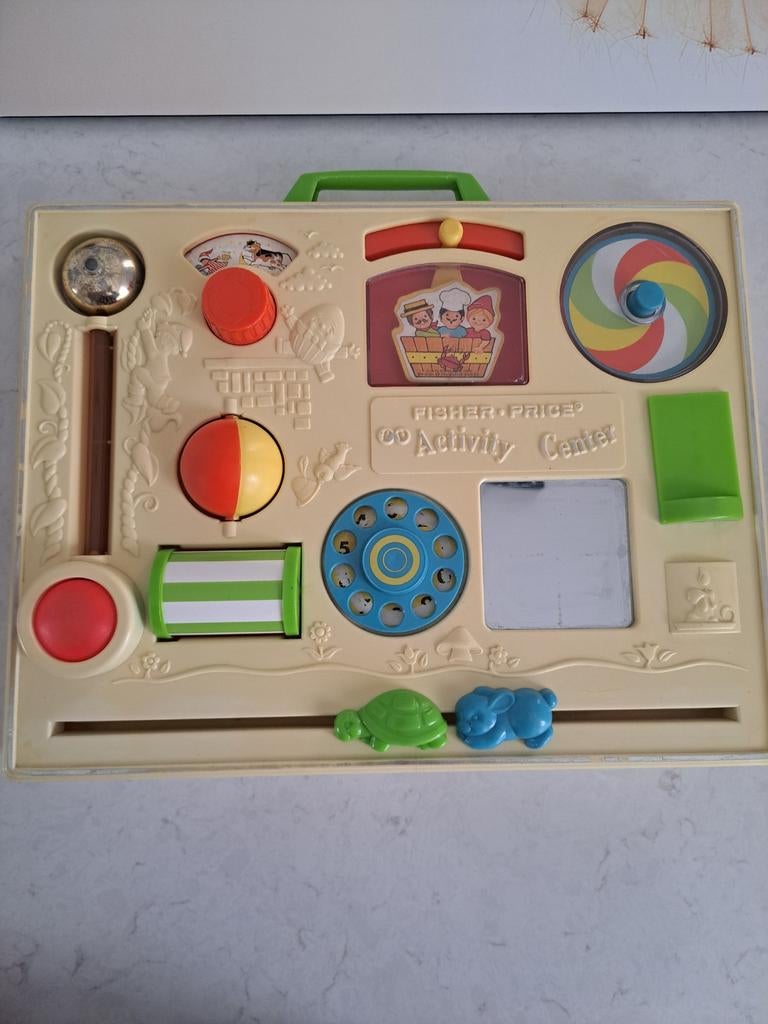 Retro Fisher-Price Activiteitenbord voor Box., Ophalen of Verzenden, Gebruikt, Overige typen