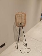 Rotan stalamp - vloerlamp, Ophalen, 100 tot 150 cm, Zo goed als nieuw, Boheems, Scandinavisch, Modern