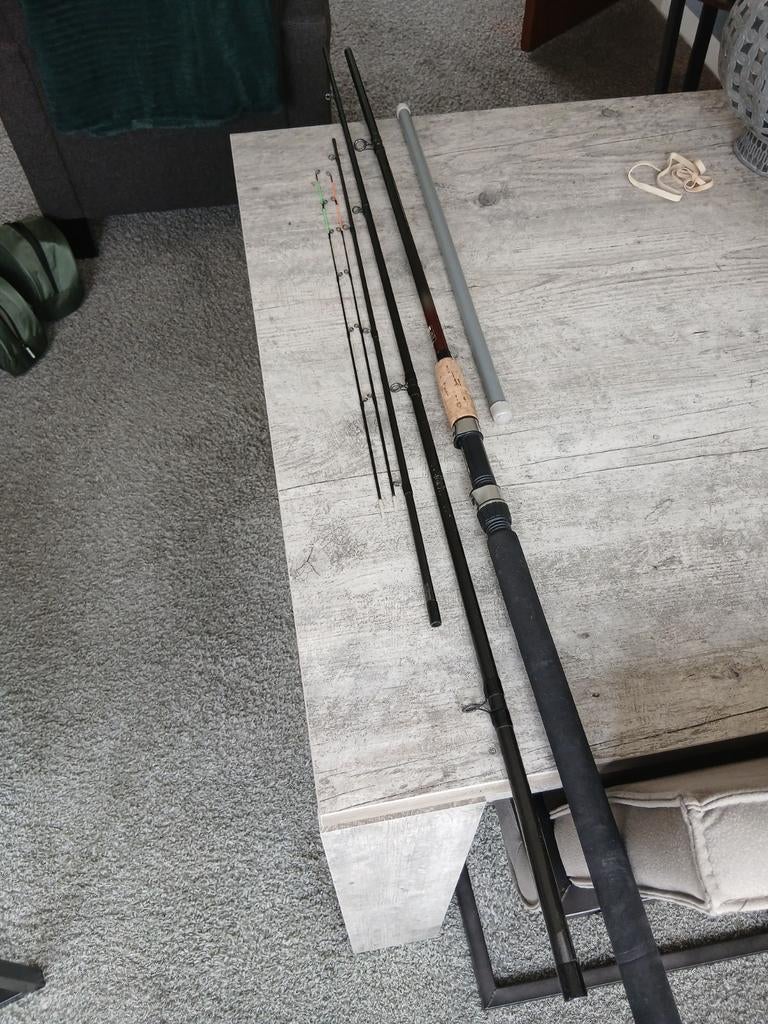 Te koop Shakespeare Pro Am feeder hengel 360, Ophalen, Gebruikt, Werphengel