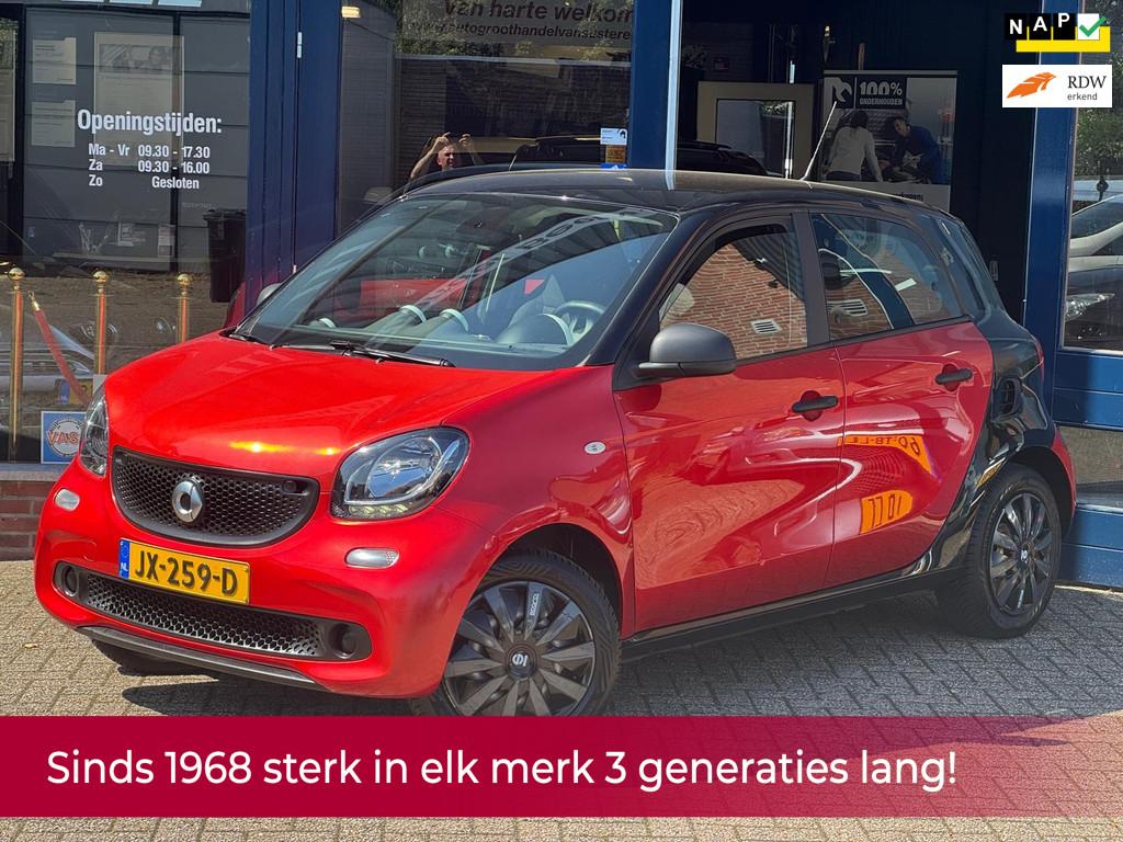 Smart Forfour 1.0 Pure 5 deurs two tone! NL AUTO NAP! Airco, Auto's, Smart, Gebruikt, 4 stoelen, Origineel Nederlands, Handgeschakeld