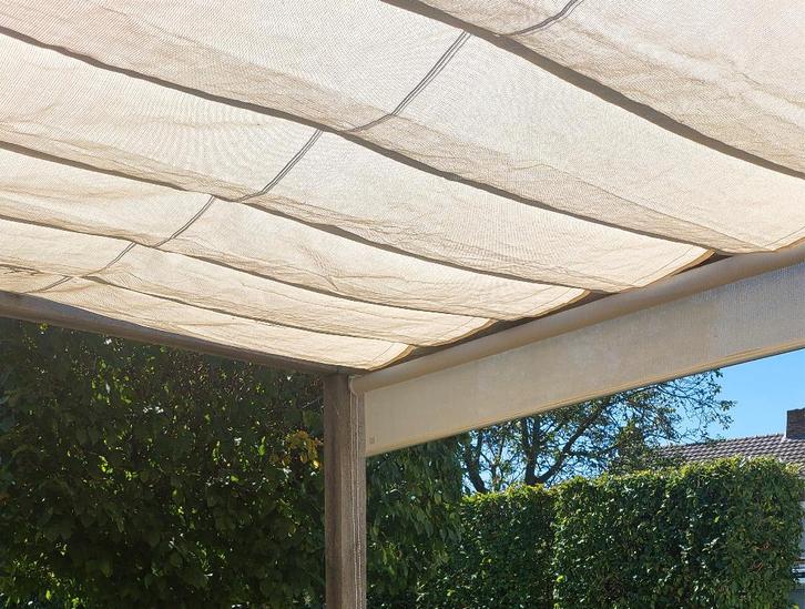 Nesling harmonica schaduwdoek(en), Tuin en Terras, Schaduwdoeken, Zo goed als nieuw, Ophalen