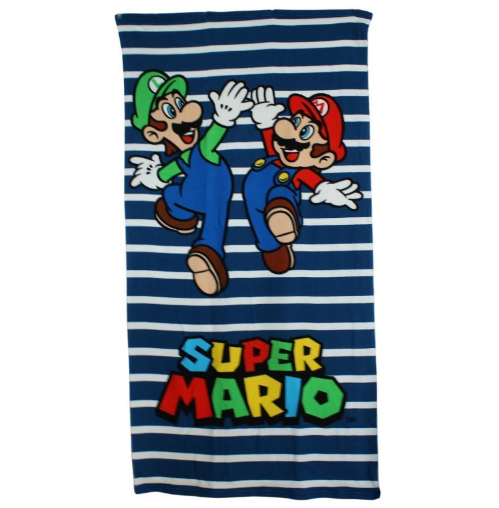 Super Mario Badlaken Luigi - Sneldrogend Strandlaken, Kinderen en Baby's, Kinderkleding | Kinder-zwemkleding, Super Mario, One size