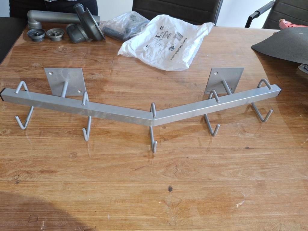 Bony Design Wandkapstok set met kleding hangers, Huis en Inrichting, Woonaccessoires | Kapstokken, Ophalen of Verzenden, Zo goed als nieuw