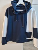 Sportieve hoodie van Monari. Maat 40. Blauw/ecru., Kleding | Dames, Truien en Vesten, Ophalen of Verzenden, Nieuw, Maat 38/40 (M)