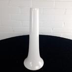 Vintage solifleur vaas Flora keramiek wit Floris Meydam, Gebruikt, Wit, Aardewerk of Porselein, Ophalen of Verzenden