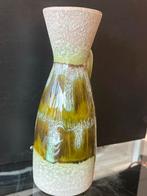 Vintage MCM Carstens Tonnieshof Keramiek Groene Lava Vaas, Ophalen of Verzenden