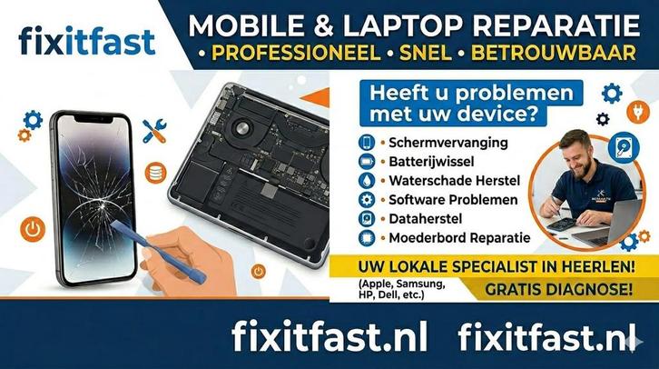 iPhone 14 pro max scherm vervangen vanaf 49.99, Computers en Software, Overige Computers en Software, Zo goed als nieuw, Ophalen of Verzenden