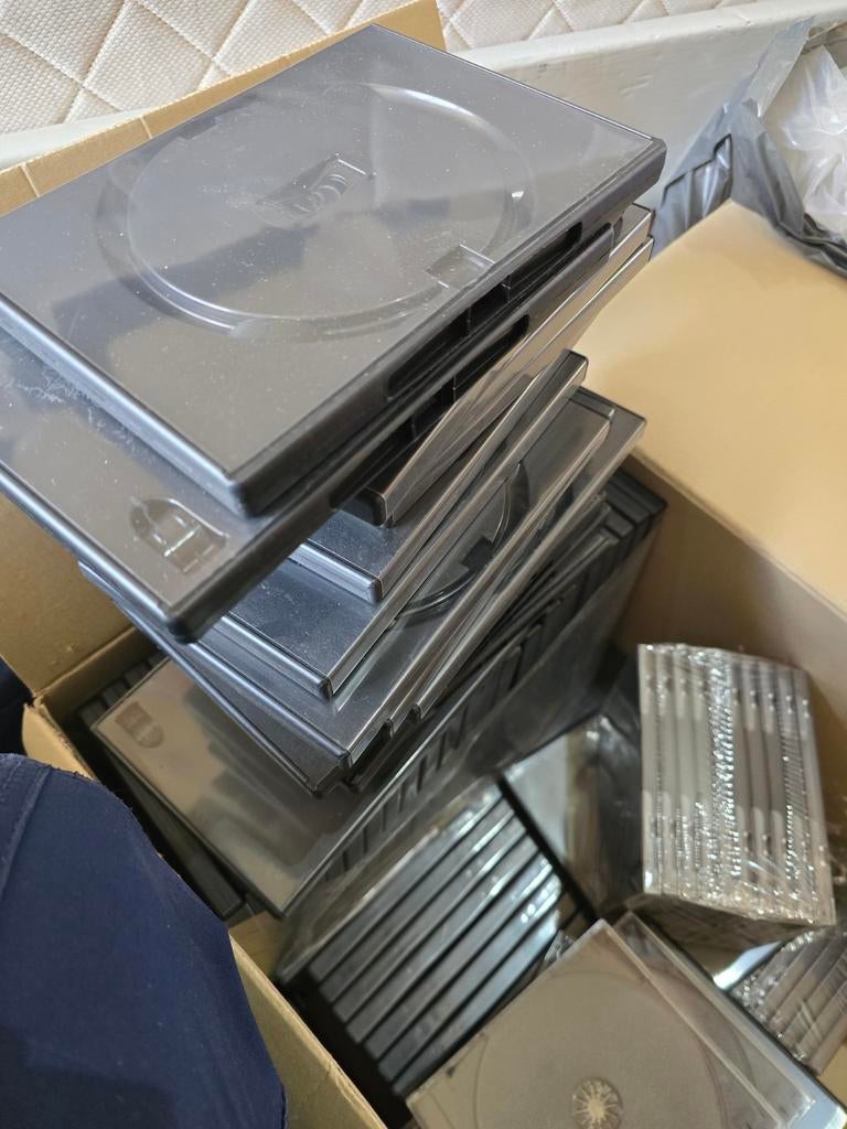 Nieuwe dvd hoezen en cd doosjes, Ophalen of Verzenden