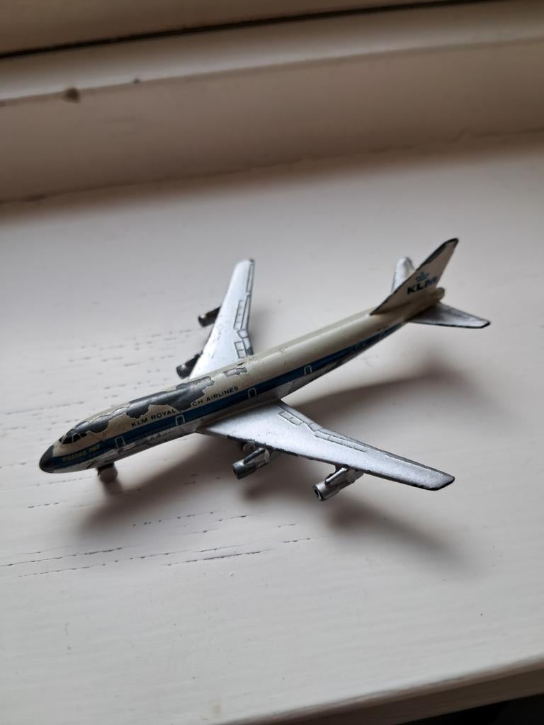 Schuco KLM Boeing 747 Speelgoedvliegtuig - 8 cm, Hobby en Vrije tijd, Modelbouw | Vliegtuigen en Helikopters, Gebruikt, Vliegtuig