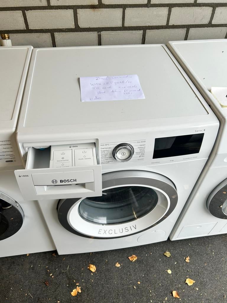 Bosch WAU28P90/NL Wasmachine Refurbished, Witgoed en Apparatuur, Wasmachines, Refurbished, Voorlader, 8 tot 10 kg, 85 tot 90 cm