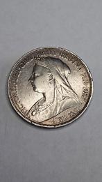 1 crown 1895 victoria, Postzegels en Munten, Munten | Europa | Niet-Euromunten, Ophalen of Verzenden, Overige landen, Zilver