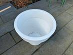 Witte Elho plantenpot, Tuin en Terras, Bloembakken en Plantenbakken, Ophalen, Kunststof, Gebruikt, Minder dan 60 cm
