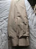 Zandkleurige overgordijnen niet verduisterend HEMA, Ophalen of Verzenden, Wit, Rechthoekig