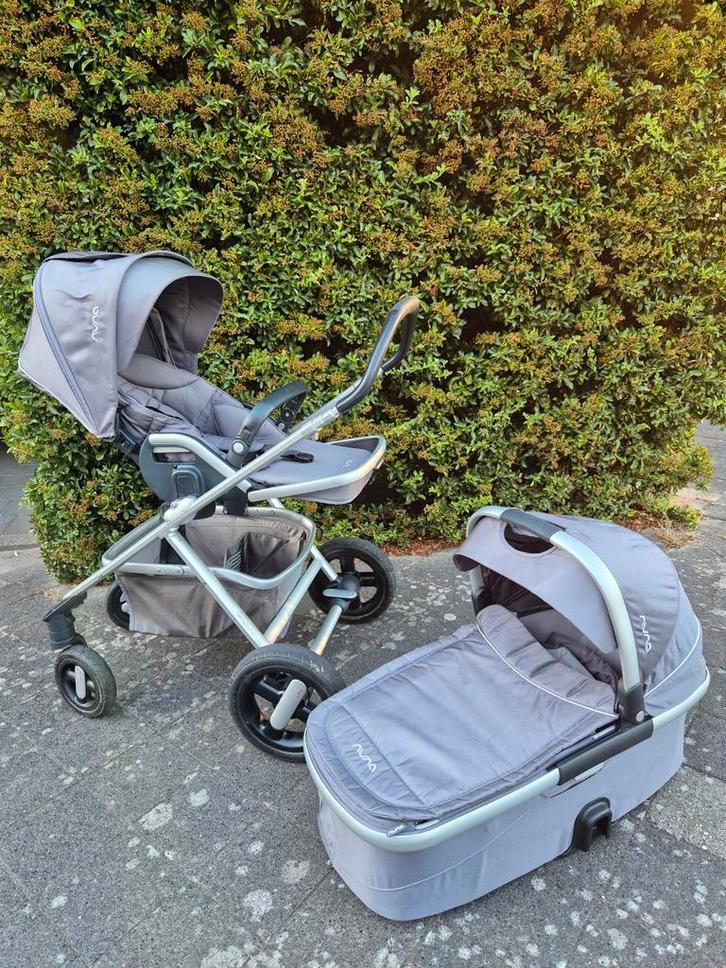 Nuna Ivvi kinderwagen met reiswieg, Kinderen en Baby's, Kinderwagens en Combinaties, Gebruikt, Combiwagen, Overige merken, Met reiswieg