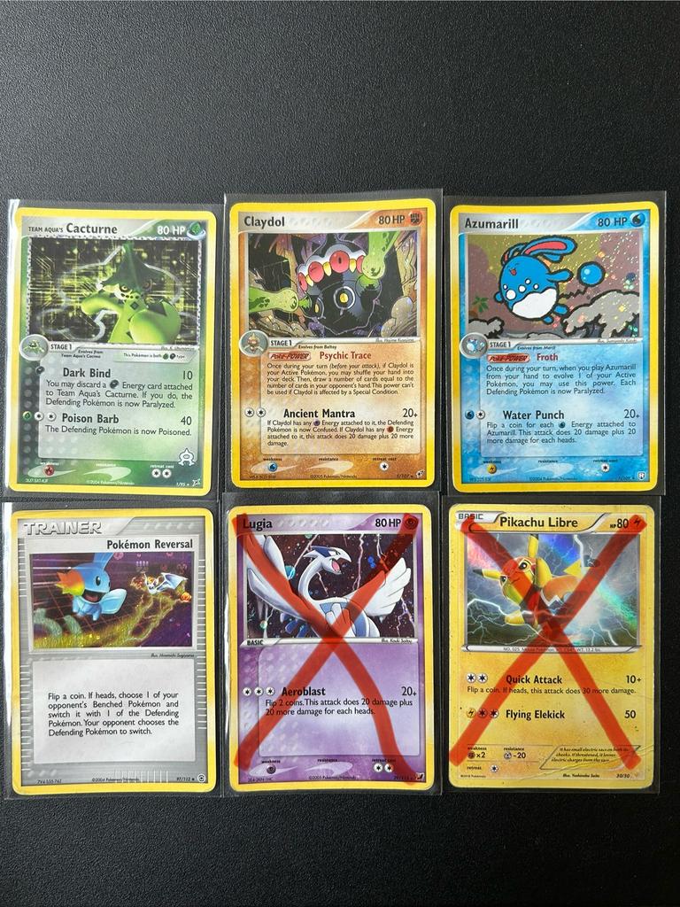 Oude holo pokemonkaarten, Ophalen of Verzenden, Zo goed als nieuw