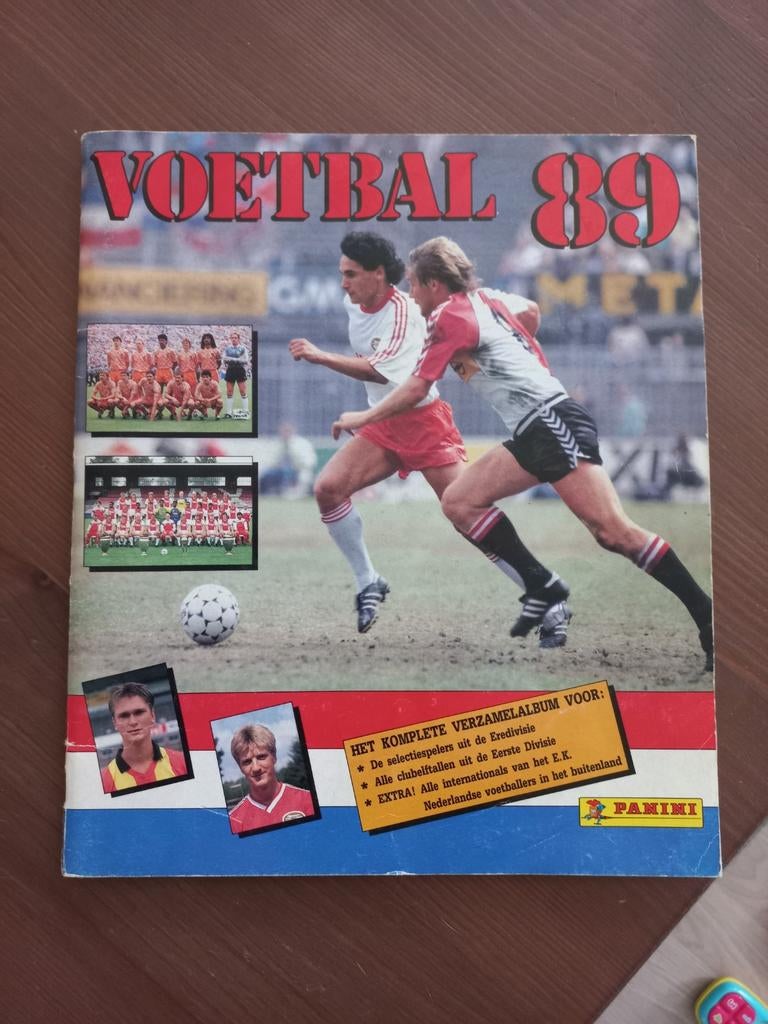 Panini Voetbal 89 album - Niet compleet, Verzamelen, Sportartikelen en Voetbal, Ophalen, Gebruikt, Overige sporten, Boek of Tijdschrift