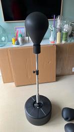 Boksbal met boks handschoenen, Sport en Fitness, Boksen, Ophalen, Zo goed als nieuw, Boksbal