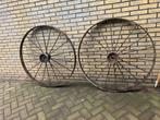 Mooie oude Grote stalen wielen, Tuin en Terras, Ophalen, Gebruikt