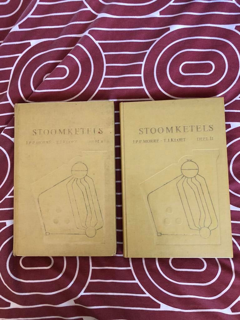 Stoomketels J.P.P. Morre - T.J Kloet 2 delen., Boeken, Ophalen, Gelezen, Werktuigbouwkunde