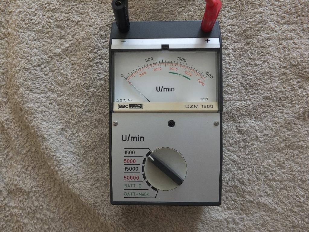 Analoge tacho meter BBC GOERZ Metrawatt model DZM 1500, Ophalen of Verzenden