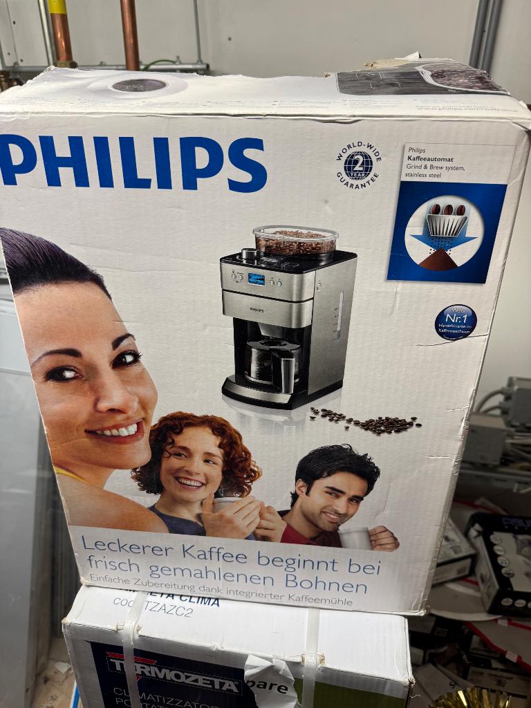 Philips HD7751 koffiezetapparaat, Witgoed en Apparatuur, Koffiezetapparaten, Ophalen, 10 kopjes of meer, Gemalen koffie, Koffiemachine