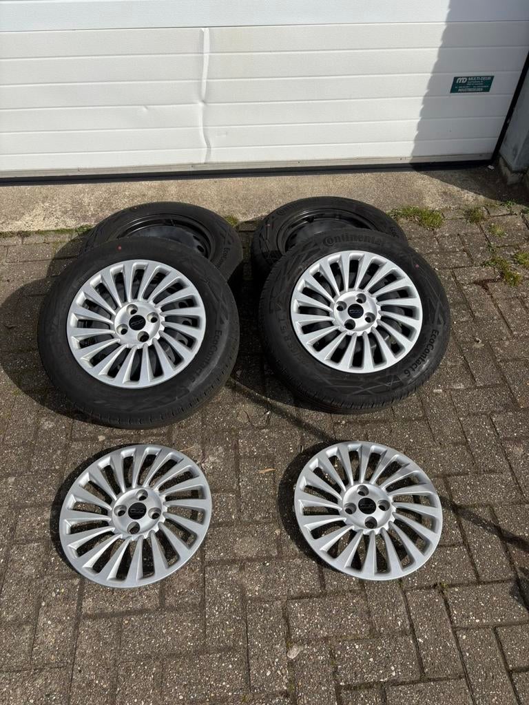 Fiat 500 velgen/banden zgan banden, Ophalen, 15 inch, Band(en), 185 mm
