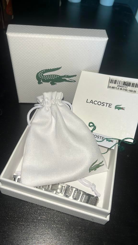 Lacoste armband, Verzamelen, Ophalen of Verzenden, Zo goed als nieuw, Sieraad of Horloge