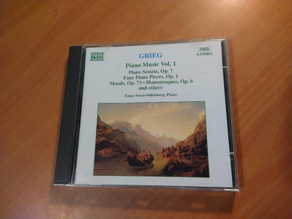 CD Grieg - Piano Music Vol. 1. Einar Steen-Nøkleberg, Ophalen of Verzenden, Barok, Zo goed als nieuw, Overige typen