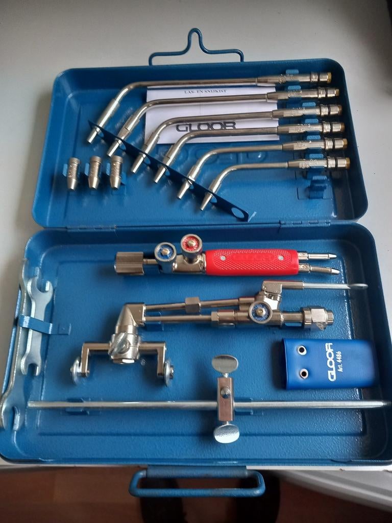 Gloor lasset autogeen cloor snijbrander branderset, Ophalen of Verzenden, Gevuld, Nieuw