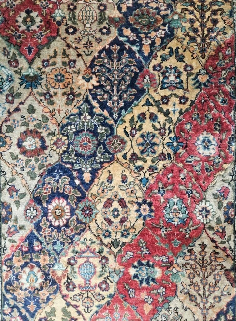Handgeknoopt oosters wol Kayseri tapijt floral 119x177cm, Persian Perzisch vintage oosters hype, Crème, 100 tot 150 cm, HYPE POP-UP