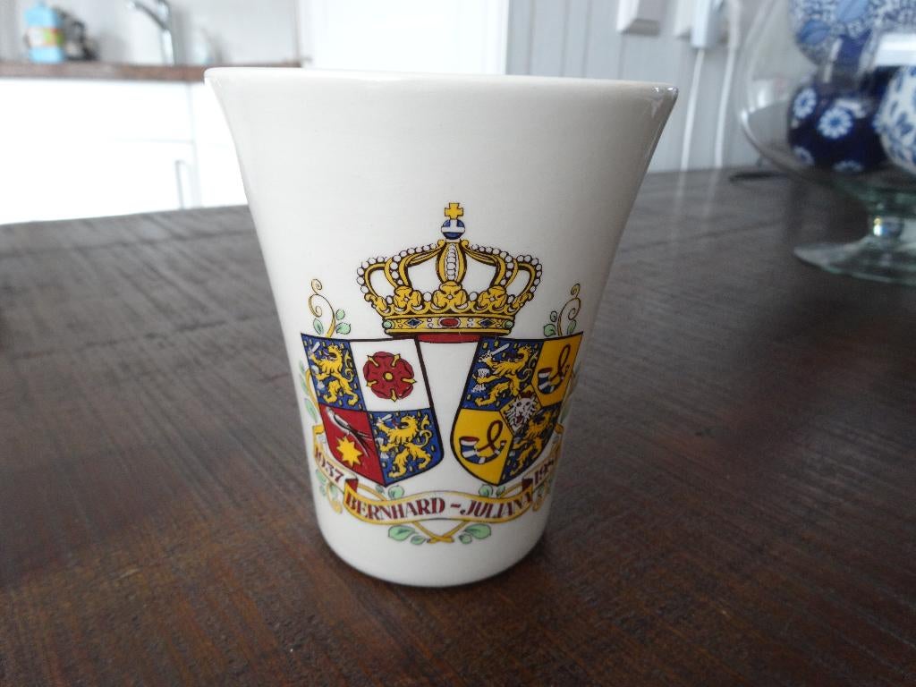 Herdenking Beker Berhard- Juliana 1937- 1987., Ophalen of Verzenden