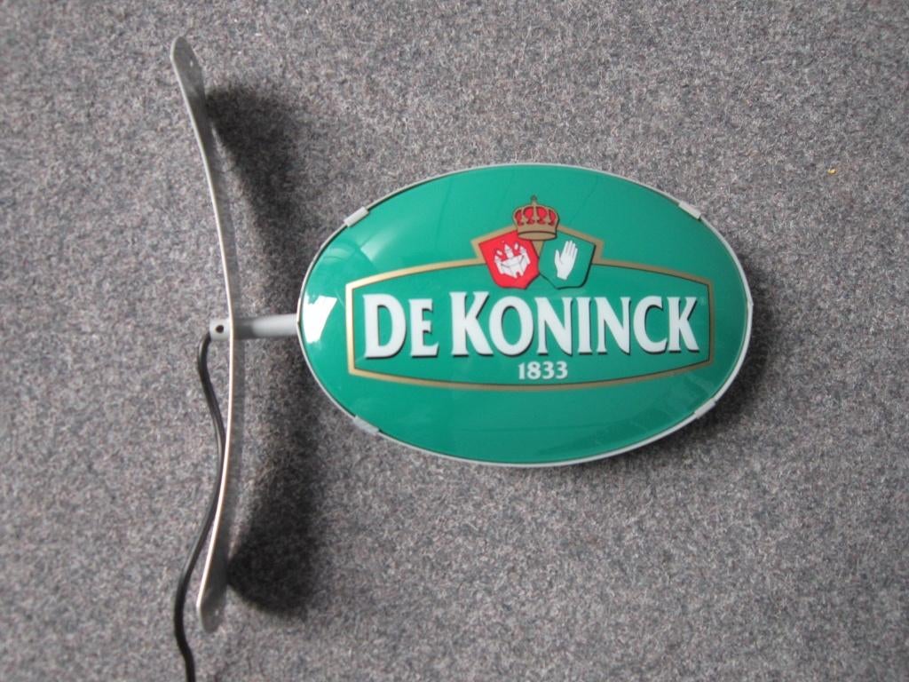 DE KONINCK BIER LICHTRECLAME, Verzamelen, Biermerken, Ophalen, Zo goed als nieuw, Overige typen, De Koninck