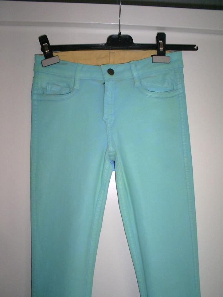 NIEUW __ reversible BLEULAB wax broek mt. 26 was 265,=, Kleding | Dames, Spijkerbroeken en Jeans, Nieuw, W27 (confectie 34) of kleiner