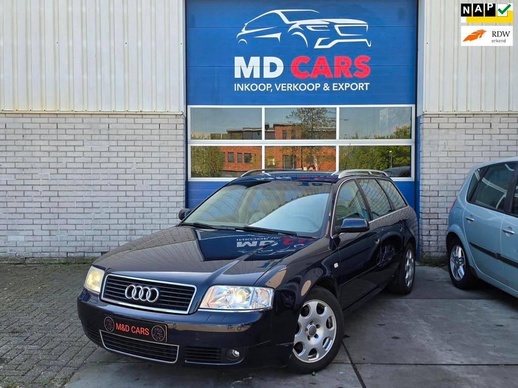 Audi A6 Avant 2.4 quattro AUTOMAAT/NAP/TREKHAAK/AIRCO, Auto's, Audi, Automaat, Gebruikt, Beige, Blauw