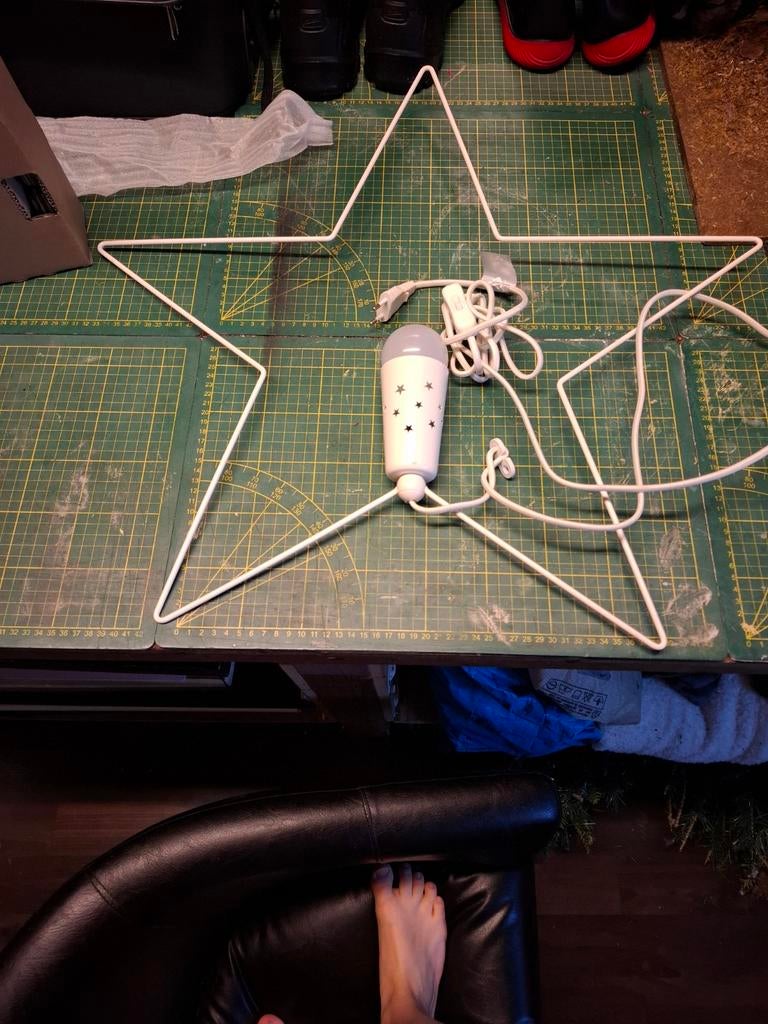 Licht ster aleen lamp is kapot, Ophalen of Verzenden, Zo goed als nieuw, Overige typen, Minder dan 2 meter