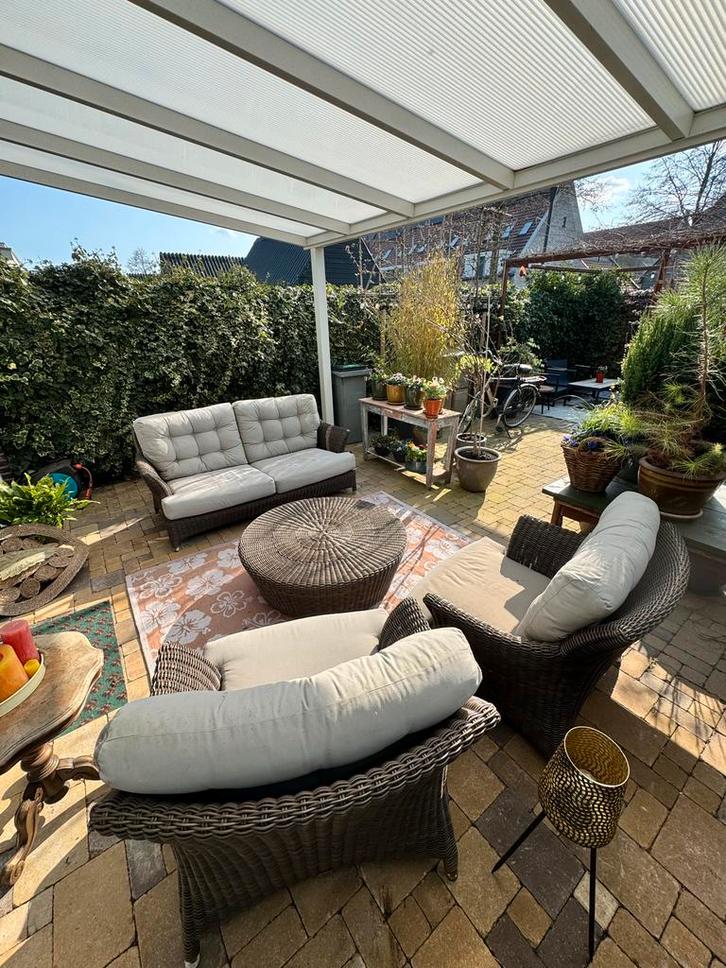 4 Seasons Outdoor Valentine Loungeset, 10 jaar oud!, Tuin en Terras, Tuinsets en Loungesets, Gebruikt, Loungeset, Wicker, 5 zitplaatsen